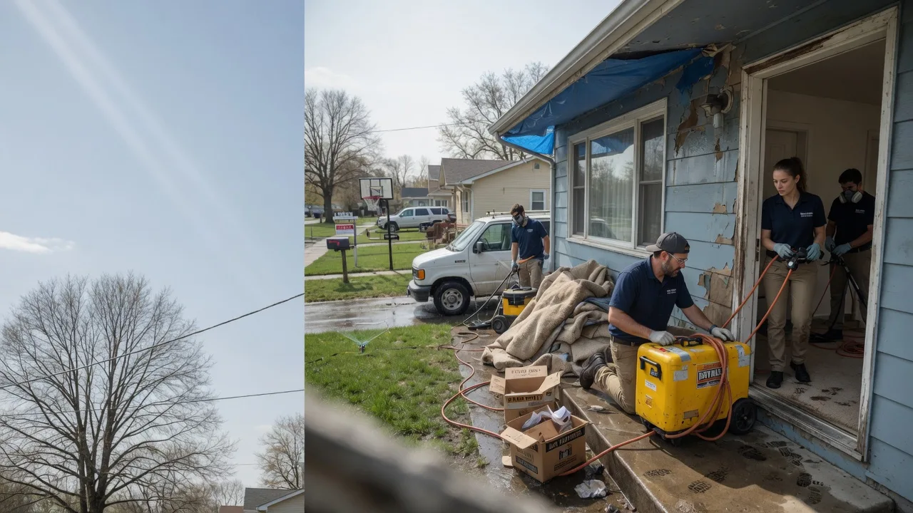 Basement Flood Cleanup in Kirklin, IN near me